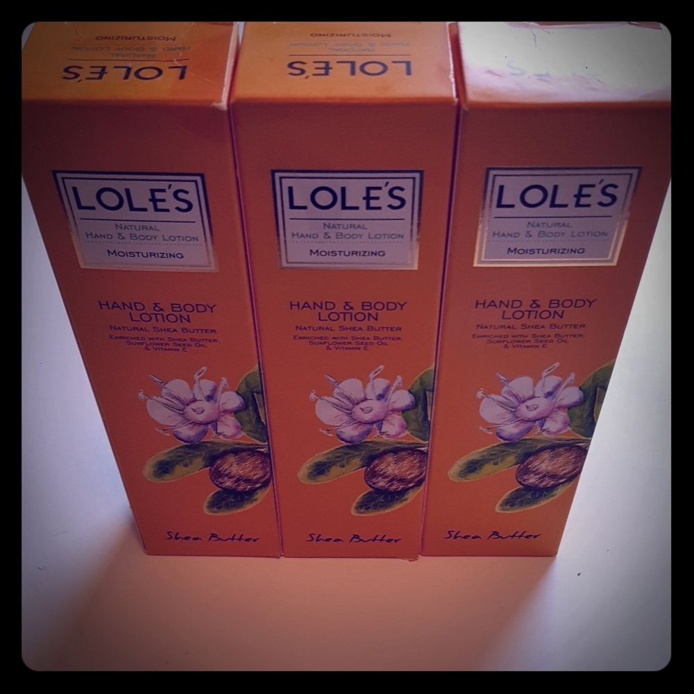 LOLE'S Natural Hand and Body Lotion - Shea Butter